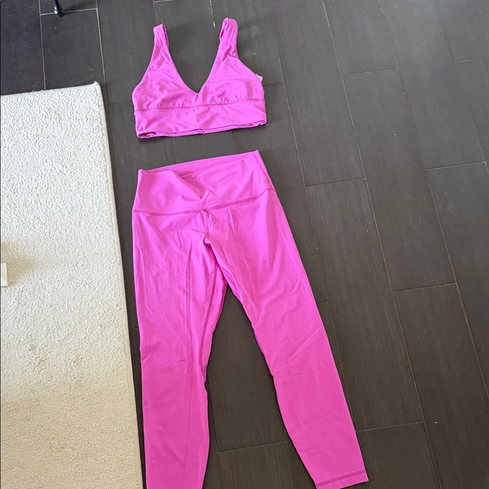 Lululemon magenta set